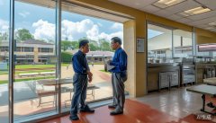 9月4日县长专题调研食物平安取校园平安！这关乎